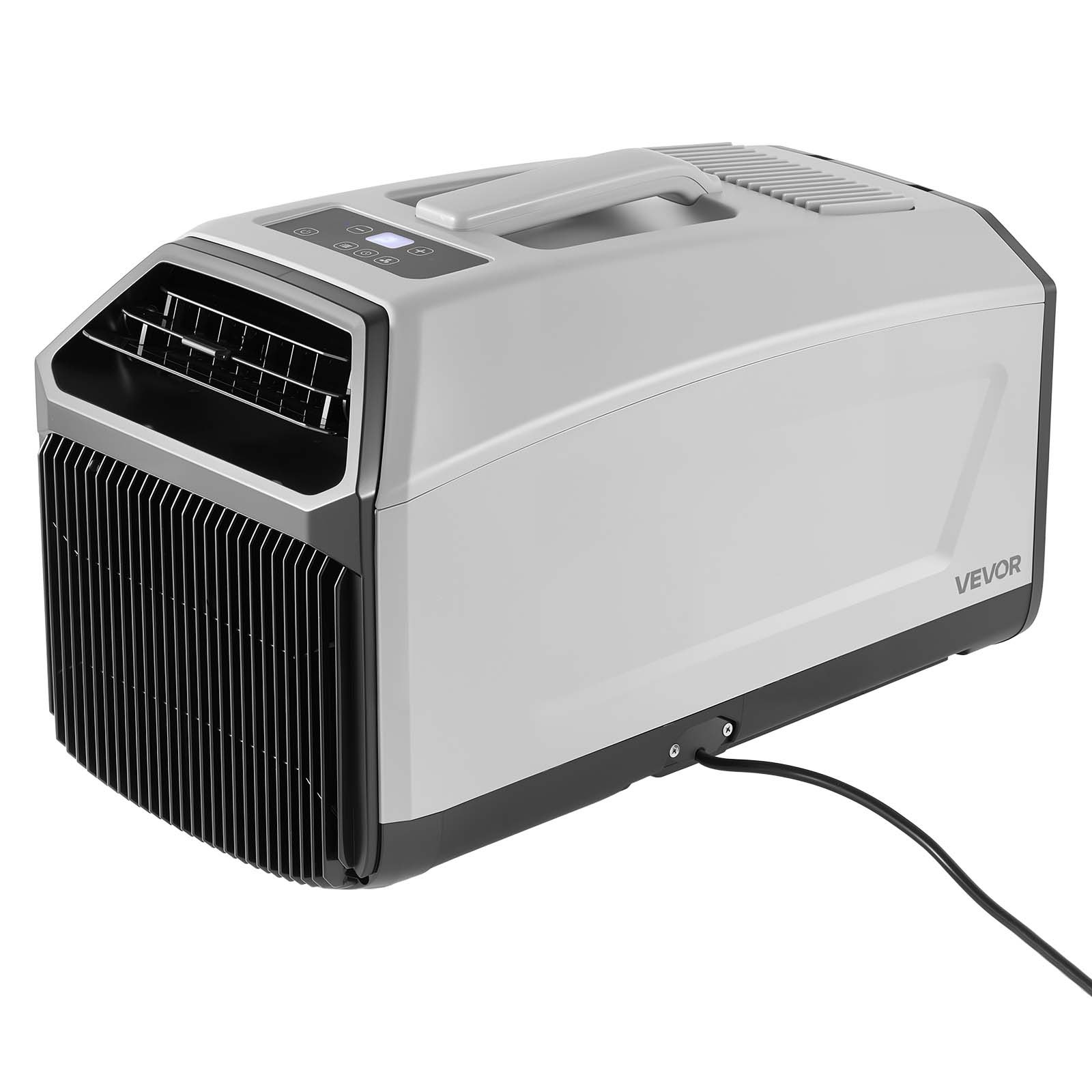 VEVOR Aire Acondicionado Portátil, 150 m³/h, 440 W con Manguera, Control Táctil, Mando Temporizador 1-24 h, Bajo Ruido, Aire Acondicionado para Camping, Tienda de Campaña, Caravana y Espacios Pequeños
