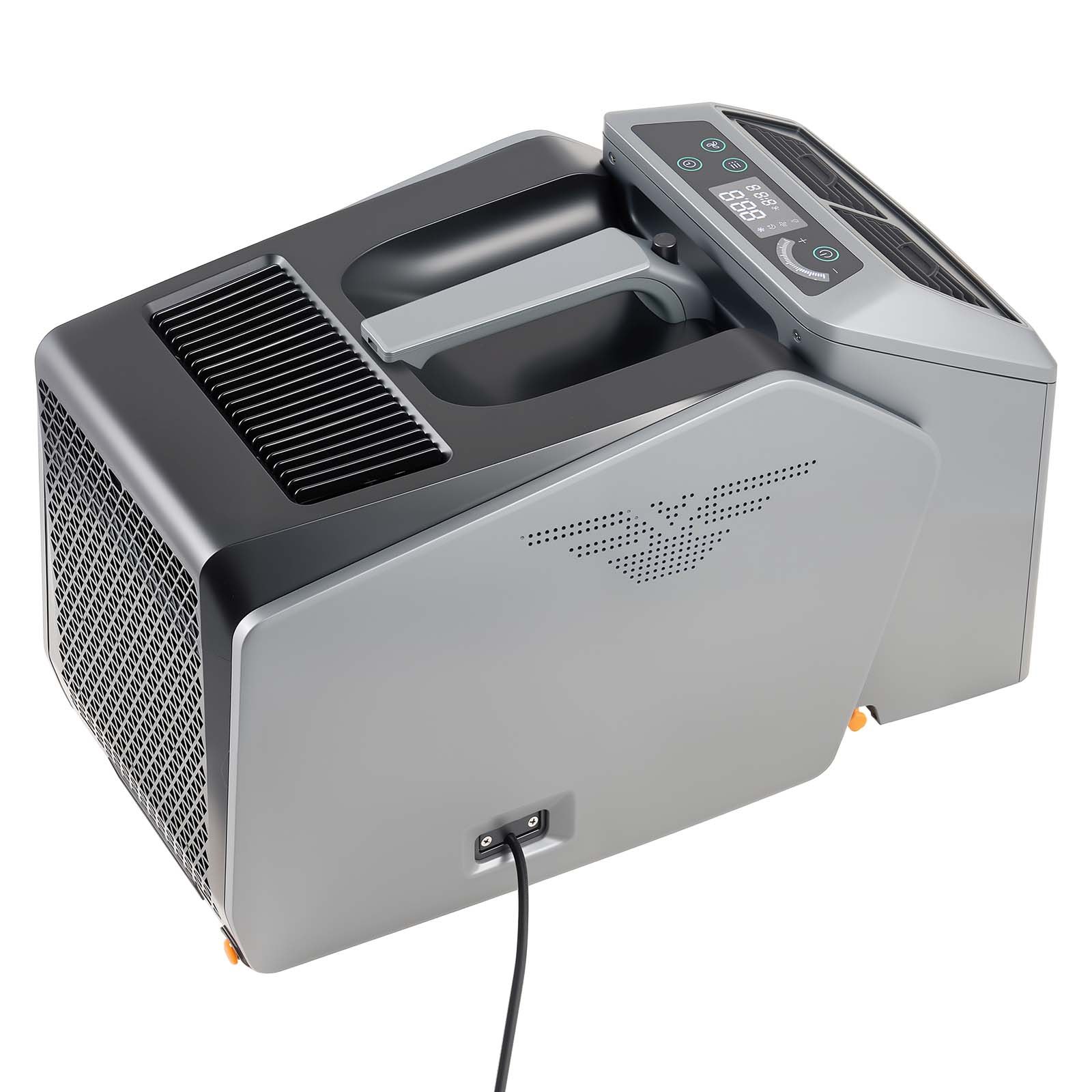 VEVOR Aire Acondicionado Portátil, 200 m³/h, 580 W con Doble Manguera, Control Táctil y Remoto, Temporizador 1-24 h, Bajo Ruido de 58 dB, para Camping, Caravana, Tienda de Campaña y Espacios Pequeños