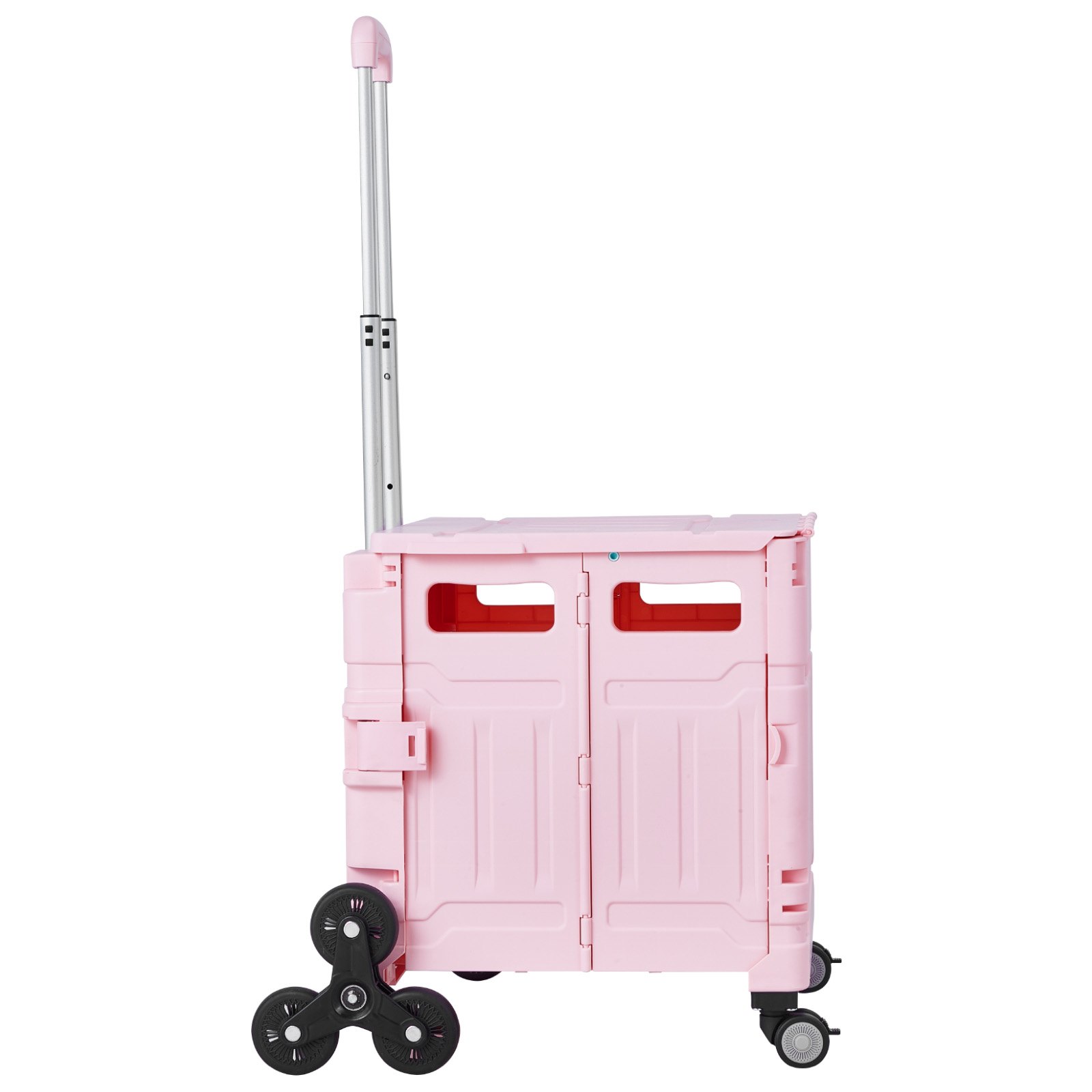 VEVOR Silla de Escalera Carga de 350 libras Silla de Ruedas Plegable de Aluminio para Subir Escaleras con 2 Ruedas Silla Elevadora de Escaleras Portátil para Personas Mayores y Discapacitadas