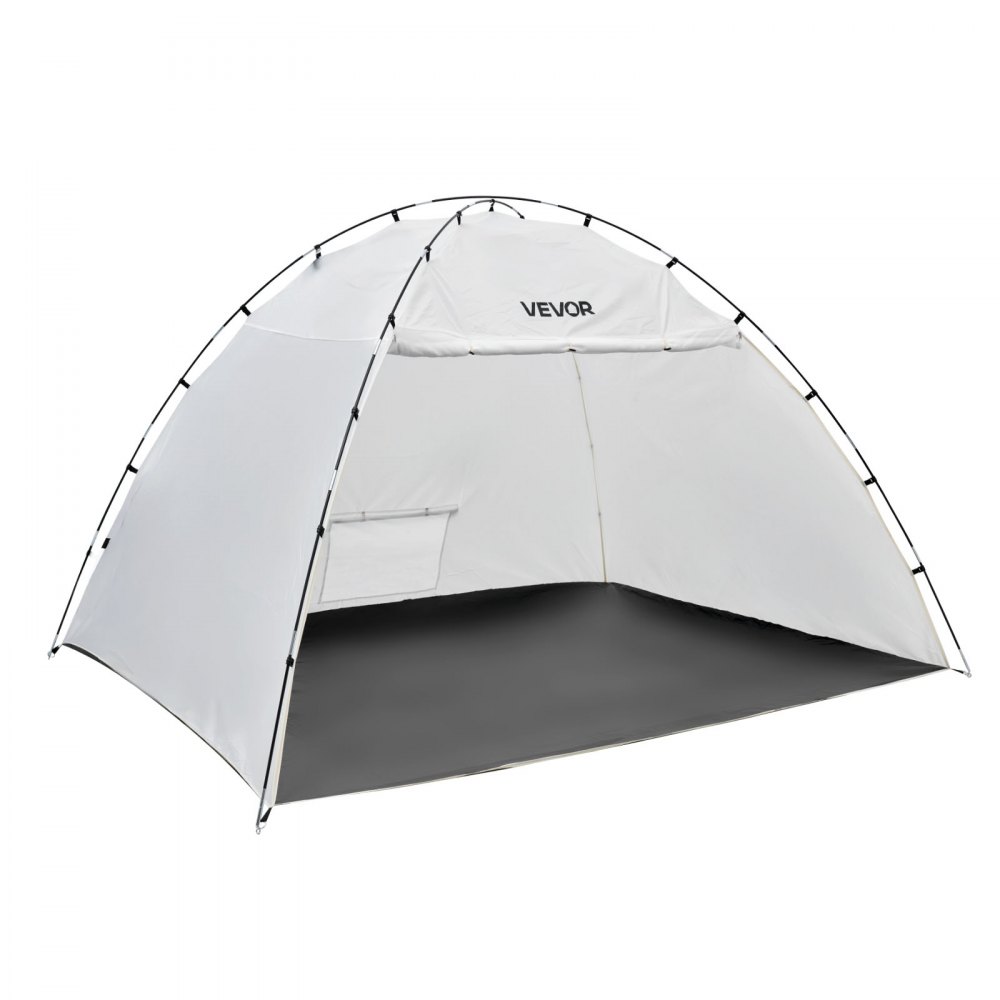 VEVOR Portable Paint Booth Tent, 32930 x 2300 x 1880mm Painting Tent Station, Spray Shelter with Built-in Floor & Mesh Screen, Large Space, Oxford Spray Painting Tents for Cupboard, Chairs, Tables