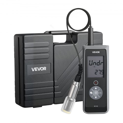 VEVOR Medidor de Oxígeno Disuelto, Rango de Dedición de 0,00–20,00 mg/L, Kit Portátil de Prueba de Oxígeno Disuelto con Cable de Electrodo de 4 m, Juego de Membranas y Estuche de Transporte