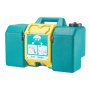 VEVOR Estación Lavaojos Portátil, Unidad Lavaojos de Emergencia 535 x 245 x 355 mm con 2 Rociadores para Montaje en Pared o Sobre Superficie Plana para Escuelas, Laboratorios y Fábricas, Verde