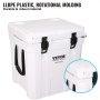 VEVOR Nevera Rígida Portátil 31,2 L 30-35 Latas Nevera de Plástico Rígido con Aislamiento Hermético de Espuma LLDPE para Mantener Fría Comida Bebidas para Senderismo Pícnic Camping Viaje, 40x39x48 cm
