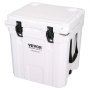 VEVOR Nevera Rígida Portátil 31,2 L 30-35 Latas Nevera de Plástico Rígido con Aislamiento Hermético de Espuma LLDPE para Mantener Fría Comida Bebidas para Senderismo Pícnic Camping Viaje, 40x39x48 cm