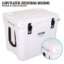 VEVOR Nevera Rígida Portátil 42,6 L 40-45 Latas Nevera de Plástico Rígido con Aislamiento Hermético de Espuma LLDPE para Mantener Fría Comida Bebidas para Senderismo Pícnic Camping Viaje, 55x41x47 cm