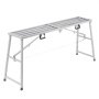 VEVOR Plataforma de Trabajo Portátil Altura Ajustable 90-15 cm Chapa Galvanizada