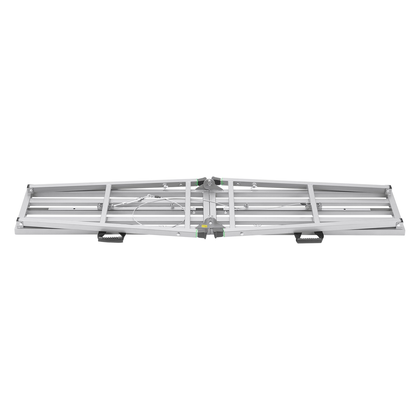 VEVOR Plataforma de Trabajo, Altura Ajustable de 4 Velocidades 90-150 cm, Escalera de Acero de Aleación Plegable, Pies de Goma Antideslizantes, Taburete para Pintar Paneles de Yeso, Limpieza y Lavado