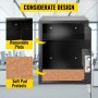 VEVOR Caja Fuerte, 36 x 35 x 52 cm Caja Fuerte para Oficina o Uso Doméstico, 56,63 L Caja Fuerte Empotrable, Caja Fuerte Pequeña Caja Fuerte con Pantalla LCD Caja de Seguridad con Teclas de Anulación
