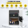 VEVOR Caja Fuerte Electrónica 1,8 Empanadas Caja Fuerte para el Hogar Seguridad 43 x 41 x 58cm Caja Fuerte para el hogar Caja Fuerte Caja Fuerte