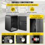 VEVOR Caja Fuerte de Seguridad 1,8 Pies Caja Fuerte Antirrobo 43 x 41 x 58 cm