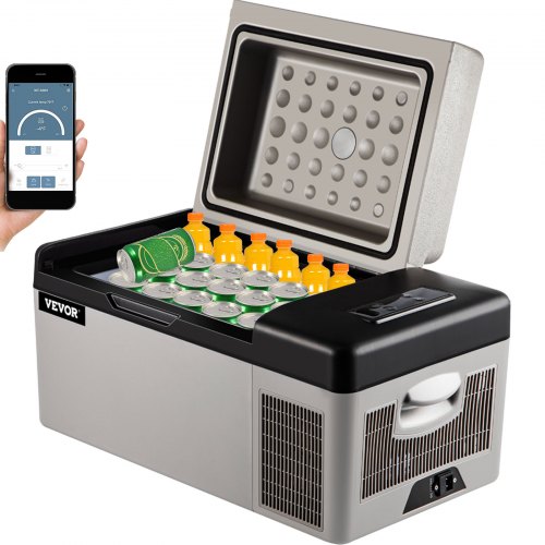 VEVOR Compresor 20L Nevera Camping de Viaje Refrigerador Pequeño Portátil Nevera Portátil para Cpche Congelador Vehículo
