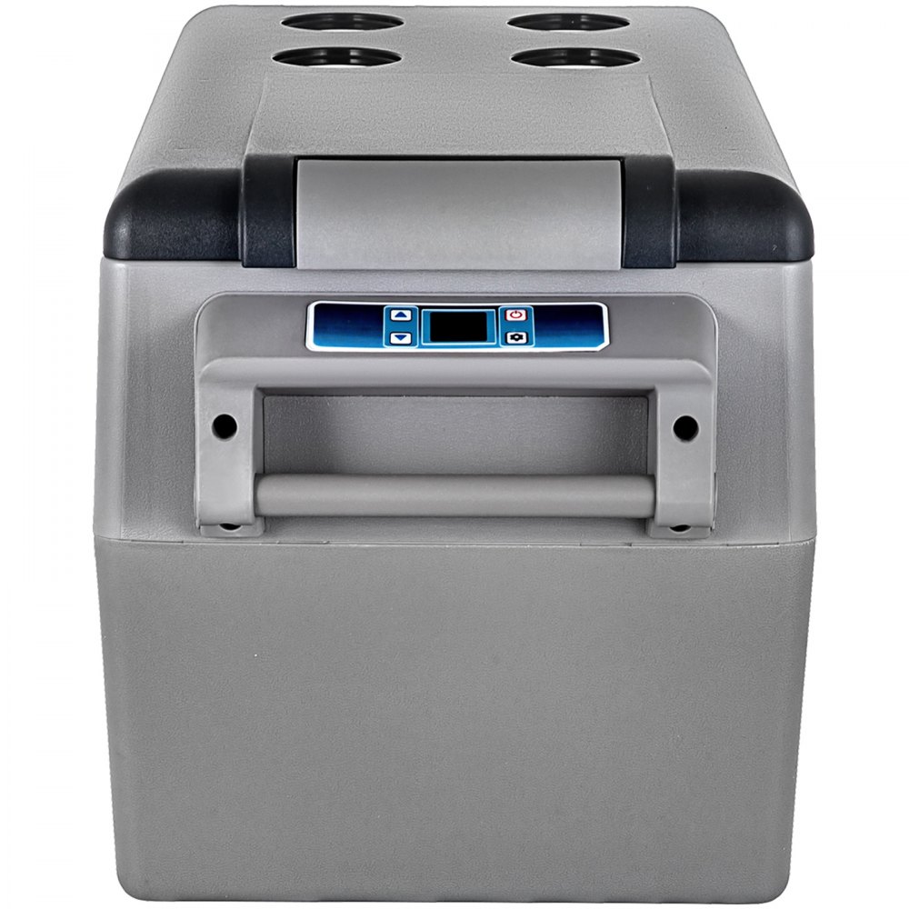 VEVOR Nevera Portátil 35 L Nevera de Viaje para Coche Nevera Portátil Eléctrica de Viaje para Coche Mini Refrigerador para Coche Mini Nevera para Bebidas con LCD