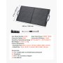 VEVOR Placa Solar Plegable 100W, Panel Solar Monocristalino Portátil con Puertos USB MC4 DC, Alta Eficiencia 24%, IP65 Impermeable, Compatible con Estaciones de Energía Acampadas Autocaravanas Viajes