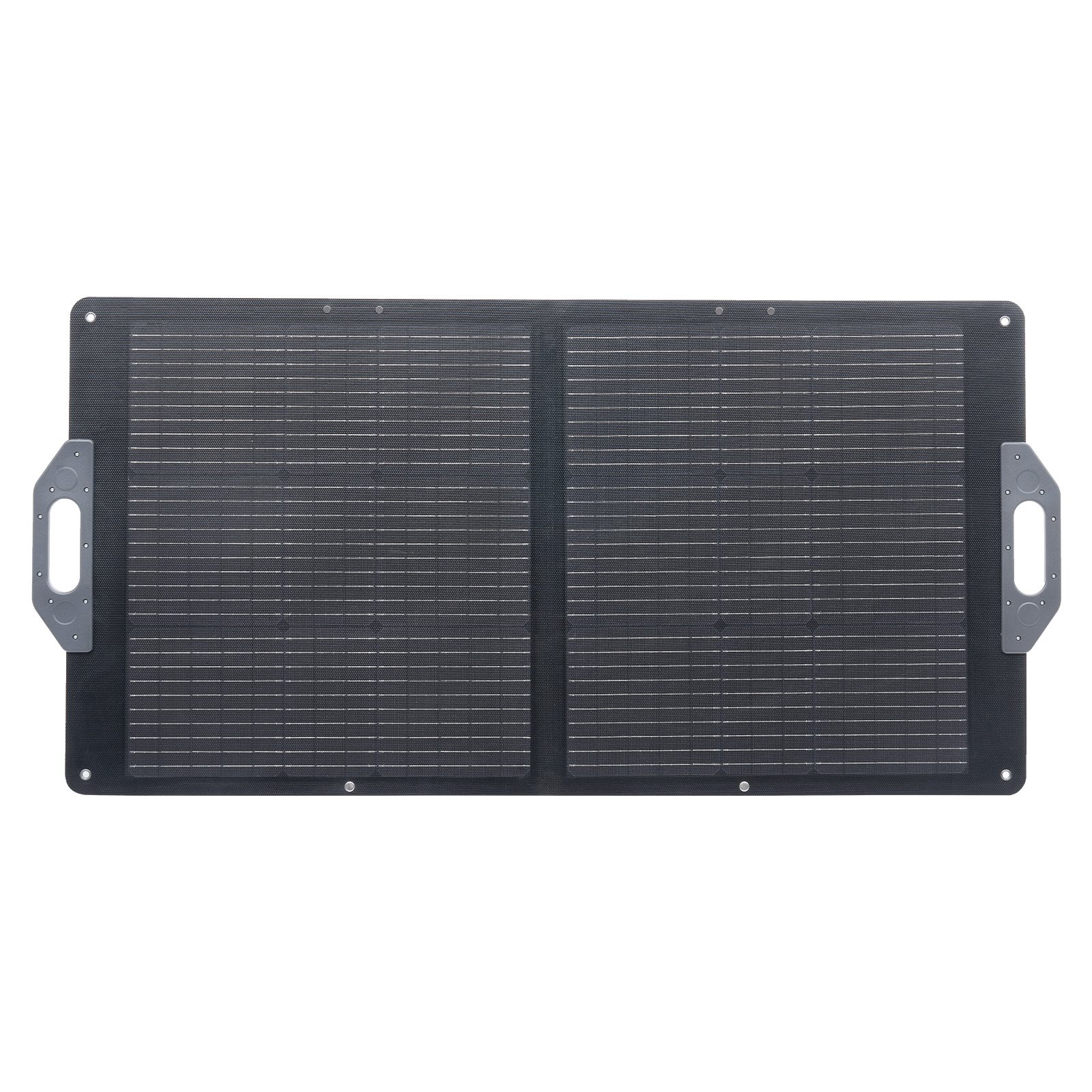 VEVOR Placa Solar Plegable 100W, Panel Solar Monocristalino Portátil con Puertos USB MC4 DC, Alta Eficiencia 24%, IP65 Impermeable, Compatible con Estaciones de Energía Acampadas Autocaravanas Viajes