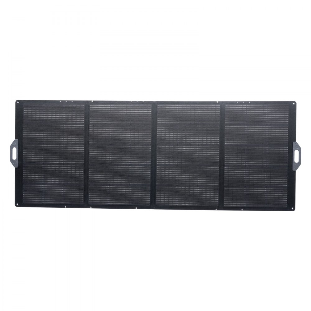 VEVOR Placa Solar Plegable 400W, Panel Solar Monocristalino Portátil, Eficiencia 24%, con Cable de MC4 y Adaptador de Conector, IP67 Impermeable, Compatible con Estaciones de Energía Acampada Viajes