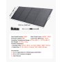 VEVOR Placa Solar Plegable 400W, Panel Solar Monocristalino Portátil, Eficiencia 24%, con Cable de MC4 y Adaptador de Conector, IP67 Impermeable, Compatible con Estaciones de Energía Acampada Viajes