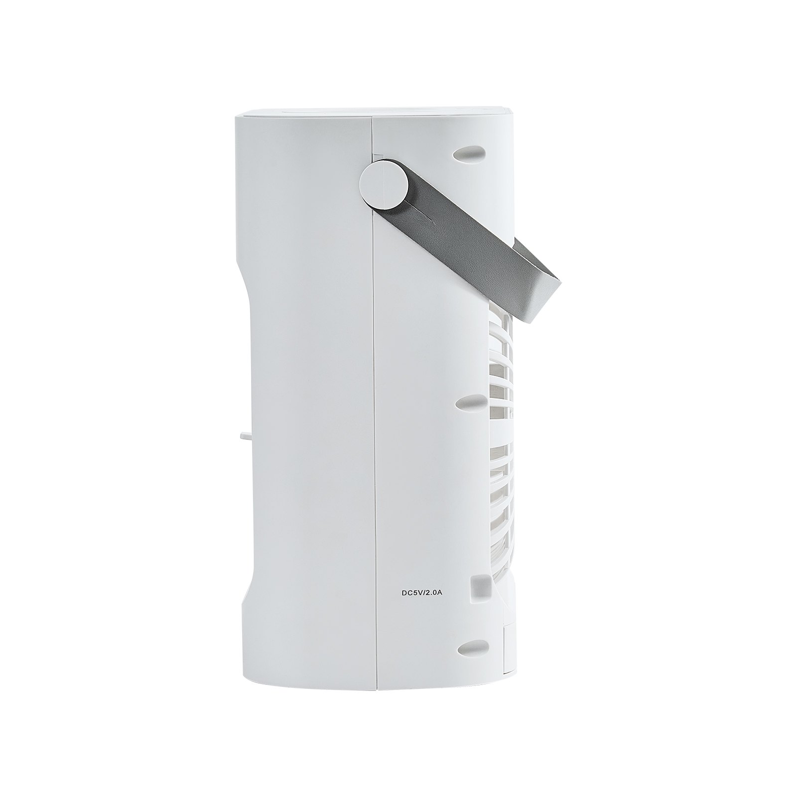 VEVOR Aire Acondicionado Portátil 4 en 1, 3 Velocidades con Temporizador Inteligente 0 a 7 h, 700 ml, Luz de 7 Colores, para Dormitorio, Oficina y Habitación, 3,6 m/s, 212 x 130 x 265 mm, Blanco