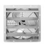 VEVOR Ventilador Extractor de Aire con Persiana 1350 RPM, 72 W, Flujo de Aire de 6,8 m/s, Carcasa de Acero, Ventilador Industrial de Pared con Cable Precableado para Ático, Cobertizo, Taller y Garaje