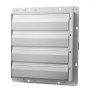 VEVOR Ventilador Extractor de Aire con Persiana 1350 RPM, 72 W, Flujo de Aire de 6,8 m/s, Carcasa de Acero, Ventilador Industrial de Pared con Cable Precableado para Ático, Cobertizo, Taller y Garaje