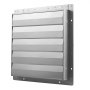 VEVOR Ventilador Extractor de Aire con Persiana 1400 RPM, 136 W, Flujo de Aire de 9,5 m/s, Carcasa de Acero, Ventilador Industrial de Pared con Cable Precableado para Garaje, Cobertizo, Taller y Ático