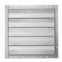 VEVOR Ventilador Extractor de Aire con Persiana 1400 RPM, 136 W, Flujo de Aire de 9,5 m/s, Carcasa de Acero, Ventilador Industrial de Pared con Cable Precableado para Garaje, Cobertizo, Taller y Ático