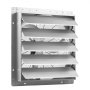 VEVOR Ventilador Extractor de Aire con Persiana 1400 RPM, 136 W, Flujo de Aire de 9,5 m/s, Carcasa de Acero, Ventilador Industrial de Pared con Cable Precableado para Garaje, Cobertizo, Taller y Ático