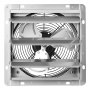 VEVOR Ventilador Extractor de Aire con Persiana 1400 RPM 25,5 W, Flujo de Aire de 6,5 m/s, Carcasa de Acero, Ventilador Industrial de Pared con Cable Precableado para Garaje, Taller, Cobertizo y Ático