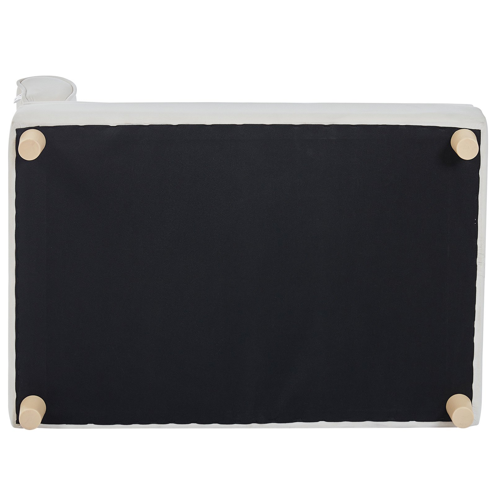 VEVOR Sofá para Mascotas, Sofá para Perros y Gatos de Gran Tamaño, Sofá Cama Suave y Aterciopelado para Perros, Sofá para Gatos de Carga de 50 kg, 910 x 585 x 415 mm, Color Blanco, 10,2 kg de Peso