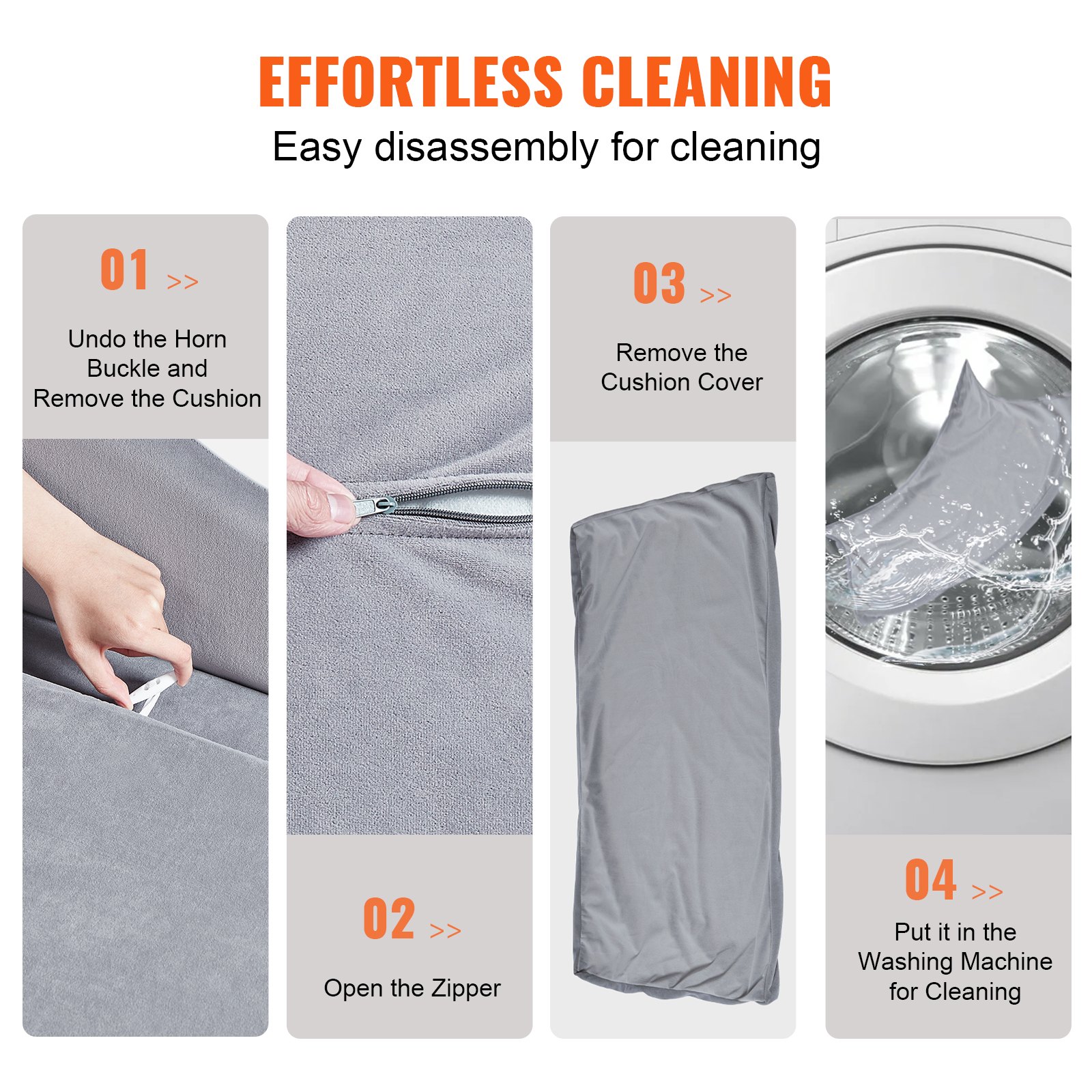 VEVOR Sofá para Mascotas, Sofá para Perros y Gatos de Gran Tamaño, Sofá Cama Suave y Aterciopelado para Perros, Sofá para Gatos de Carga de 50 kg, 910 x 585 x 415 mm, Gris, Peso de Sofá de 10,2 kg