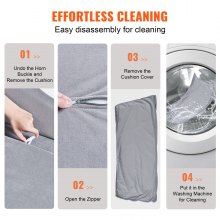 VEVOR Sofá para Mascotas, Sofá para Perros y Gatos de Tamaño Mediano, Sofá Cama Suave y Aterciopelado para Perros, Sofá para Gatos de Carga de 37 kg, 760 x 450 x 415 mm, gris, Peso de Sofá de 7,5 kg