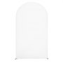 VEVOR Soporte de Arco Dorado para Telón de Fondo, 2,2 x 1,2 m, Estructura Estable, Semicircular, con Funda, para Decoración de Bodas, Fiestas de Cumpleaños, Celebraciones Navideñas y Ceremonias