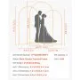 VEVOR Soporte de Arco para Fondo 3 Piezas de 2,4/2,2/2 m, Estructura Estable, Soporte de Arco de Metal Dorado para Decoración de Bodas, Fiestas de Cumpleaños, Graduaciones, Celebraciones, Ceremonias