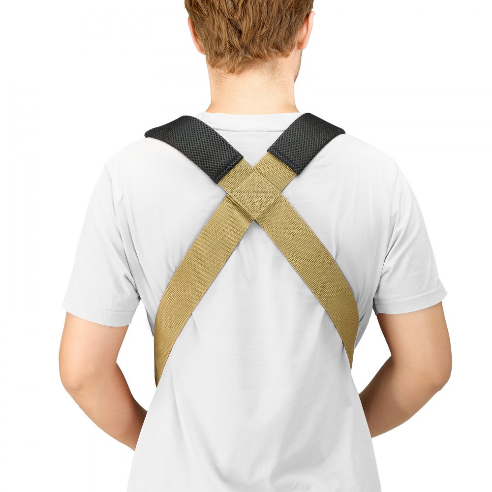 VEVOR Correas de Mudanza Ajustables, Soporta hasta 454 kg, Sistema de Elevación y Transporte para 2 Personas con 2 Correas y 2 de Transporte, para Mover Muebles, Electrodomésticos y Colchones