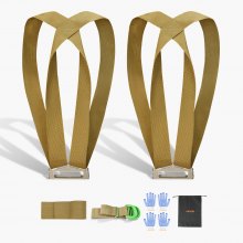 Ofertas VEVOR Correas de Transporte Ajustables, Sistema de Elevación y Transporte para 2 Personas con 2 Correas, 1 de Transporte y 1 de Mano
