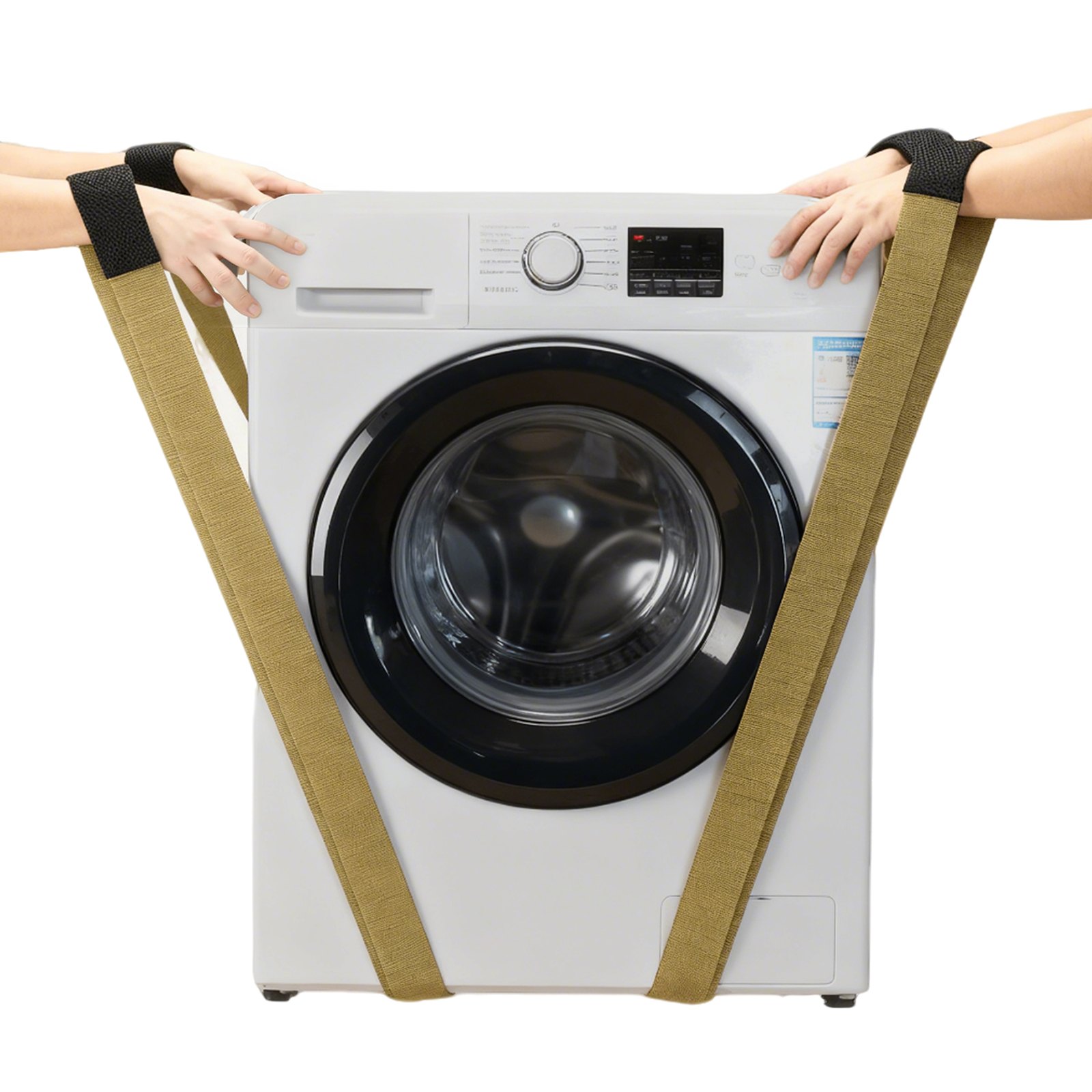 VEVOR Sistema de Elevación y Transporte, para 2 Personas, con 2 Correas, 2 de Transporte y 1 de Mano, Correas de Hombro Ajustables para Mover Muebles, Electrodomésticos y Colchones, Carga 454 kg