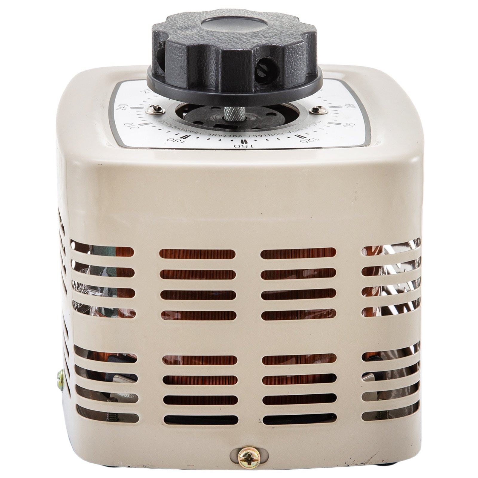 VEVOR Convertidor de Voltaje 1 Fase 0.5K W 0-300 V Transformador de Potencia Regulador de Voltaje con Seguro