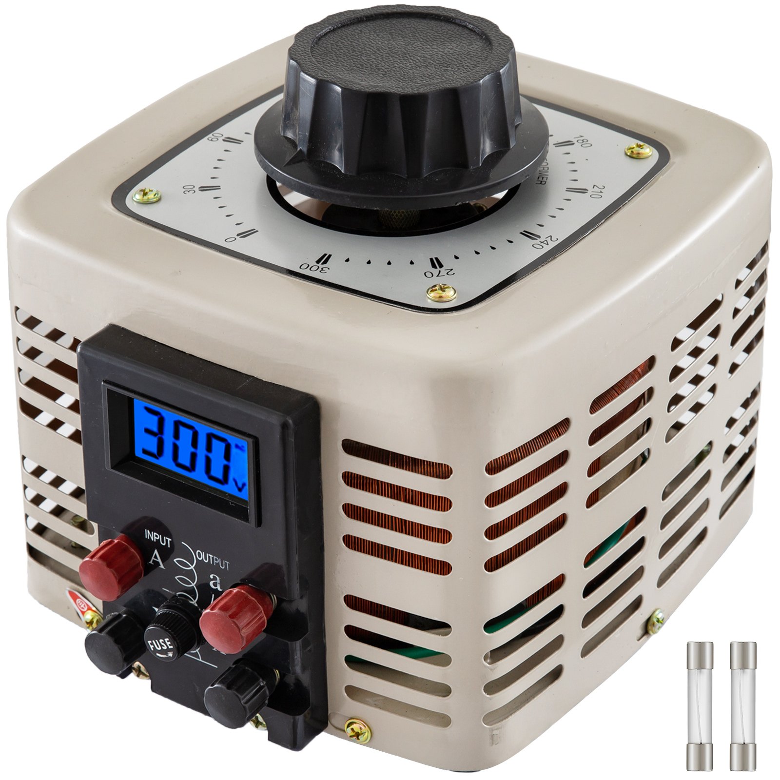 Transformador Variable Monofásico Con Bobina De Cobre Incorporada 1000w 0-300v