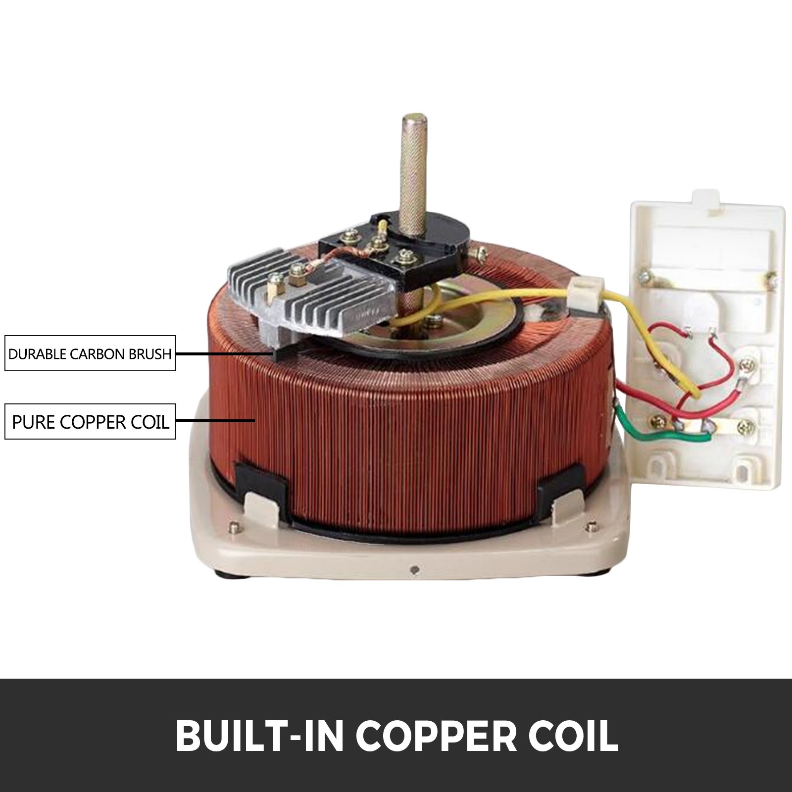 Transformador Variable Monofásico Con Bobina De Cobre Incorporada 1000w 0-300v