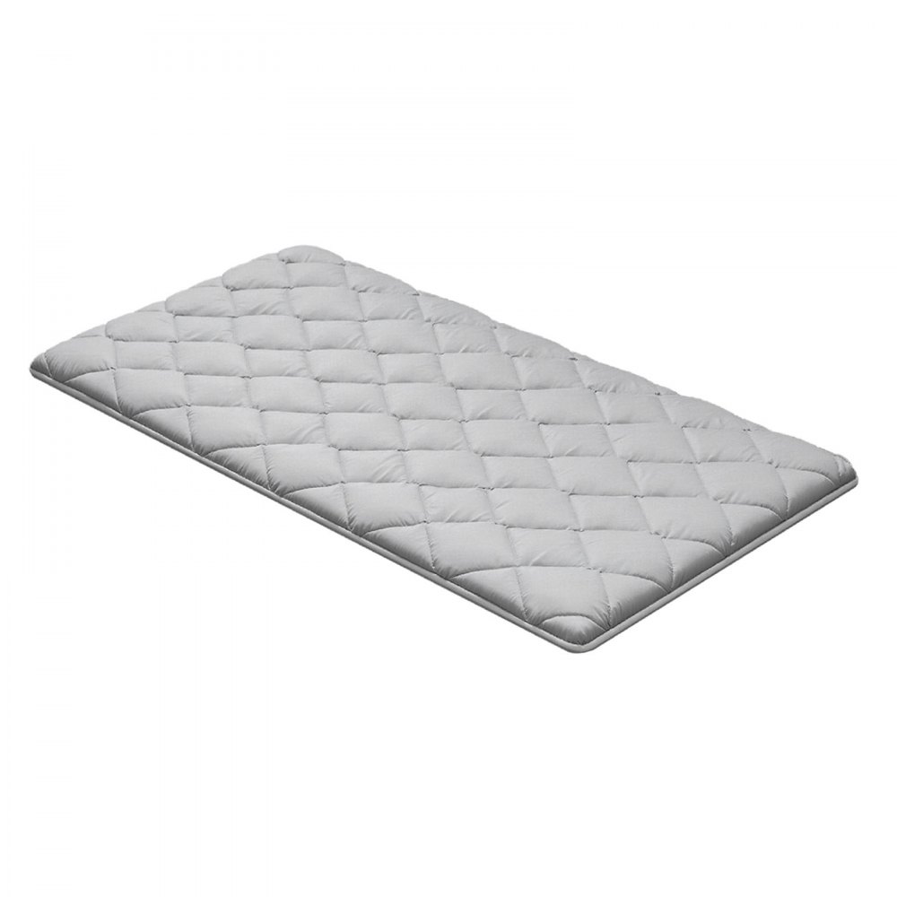VEVOR Colchón Futón Japonés, Tatami Plegable Tamaño Individual, con Bolsa de Almacenamiento y Herrajes de Montaje, Esterilla de 9 Capas para Meditación y Yoga, Color Gris, 2032 x 991 x 63,5 mm