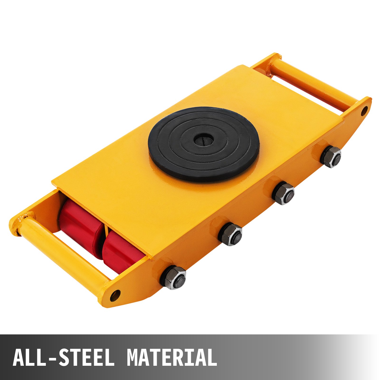 12t Mover Maquinaria 360 Rotación Dolly Skate Heavy Equipment Carbon Steel