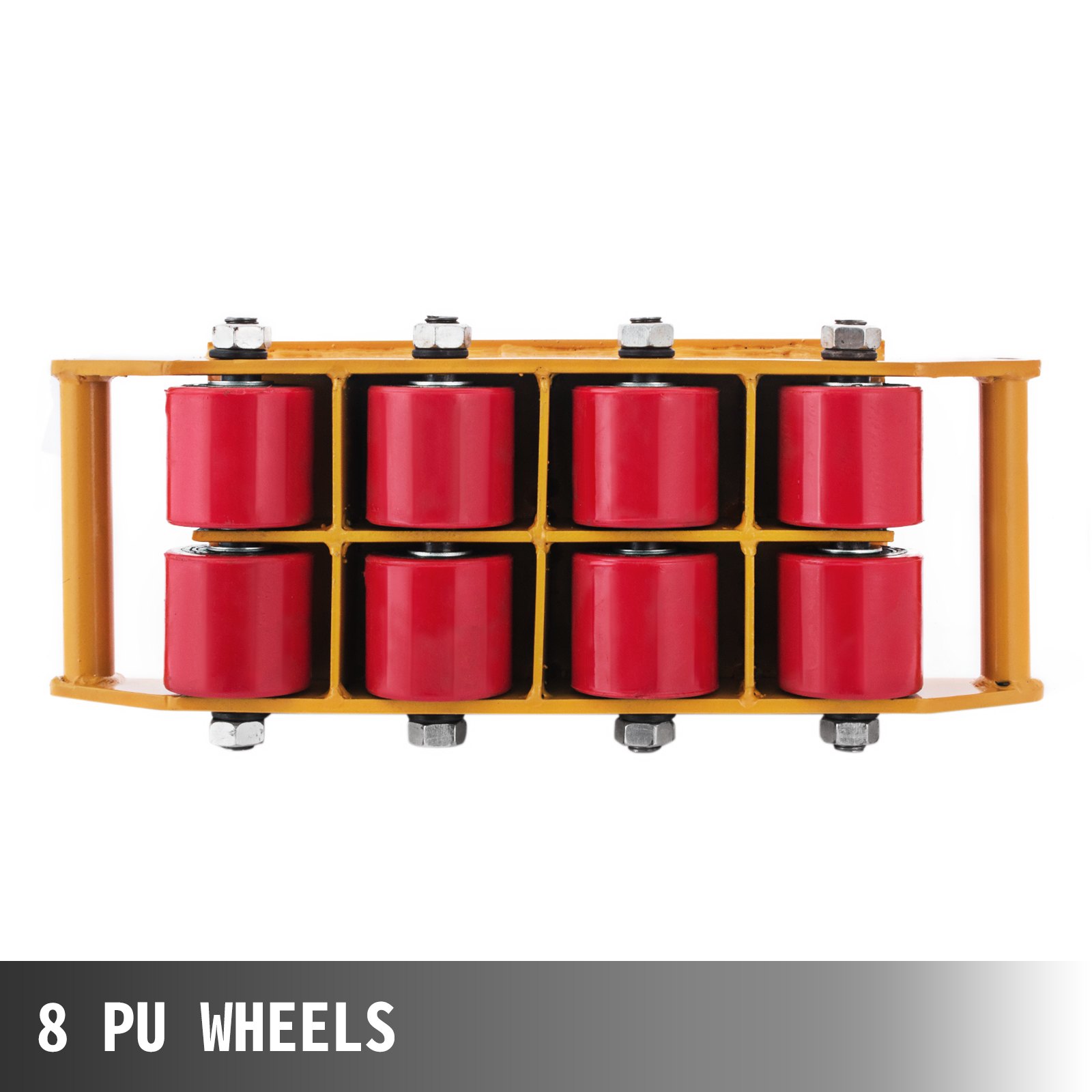 12t Mover Maquinaria 360 Rotación Dolly Skate Heavy Equipment Carbon Steel