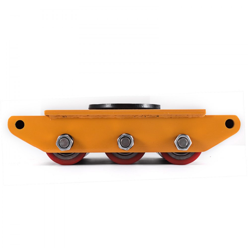VEVOR 15T Maquinaria Mover Chasis de transporte Rotación de 360° Ruedas de PU