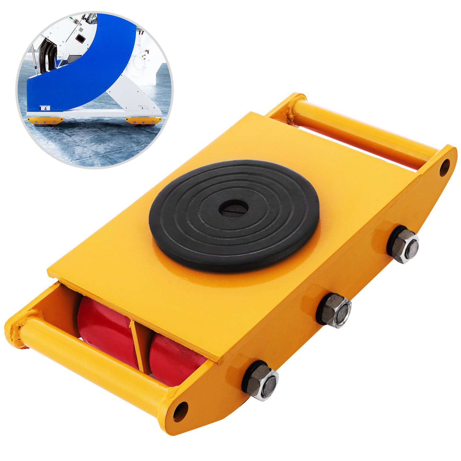 8t Machinery Mover Rolling Skate 17000lbs Load Durable Machinery Skate Good