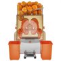 VEVOR Commercial Orange Juicer Machine, 120W Electric Orange Juice Press, Stainless Steel Orange Squeezer for 20 per Minute, Lemon Citrus Pomegranates Extractor with Peels Collecting Bucket