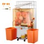 VEVOR Commercial Orange Juicer Machine, 120W Electric Orange Juice Press, Stainless Steel Orange Squeezer for 20 per Minute, Lemon Citrus Pomegranates Extractor with Peels Collecting Bucket