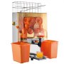 VEVOR Commercial Orange Juicer Machine, 120W Electric Orange Juice Press, Stainless Steel Orange Squeezer for 20 per Minute, Lemon Citrus Pomegranates Extractor with Water Tap, Peels Collecting Bucket
