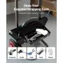 VEVOR Carro Flejador, Apto para Bobinas de Flejado de Acero con Un Diámetro Exterior de Núcleo de 600 mm, con Ruedas de Goma, Ideal para Fábricas, Almacenes y Zonas de Carga, 440 x 670 x 1000 mm