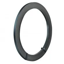 VEVOR Rollo de Fleje de Acero para Embalaje 100m x 12,7mm x 0,4mm Carrete para Fleje de Palés Resistencia de 500 kg Correas Metálicas de Embalaje Portátiles de Alta Resistencia, Negro