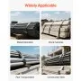 VEVOR Bobina de Fleje de Acero, 19 mm x 0,55 mm x 91 m, Rollo de Fleje Metálico Resistente a Entornos Hostiles y a la Rotura 775,6 kg, para Envíos de Larga Distancia y Condiciones Adversas, Negro