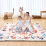 VEVOR - Alfombrilla de juego para bebé, extragrande, 180 x 200 cm, antideslizante, de una sola pieza, gruesa, suave, plegable, impermeable, lavable a máquina